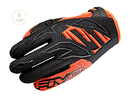 Мотоперчатки кроссовые FIVE MXF3 black/fluo orange 10/L