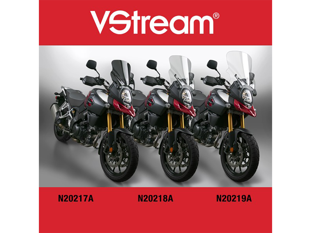 Vstream Ветровое стекло VSTREAM SUZUKI DL1000 V-Strom (14-) (47.6см) прозрачное ...