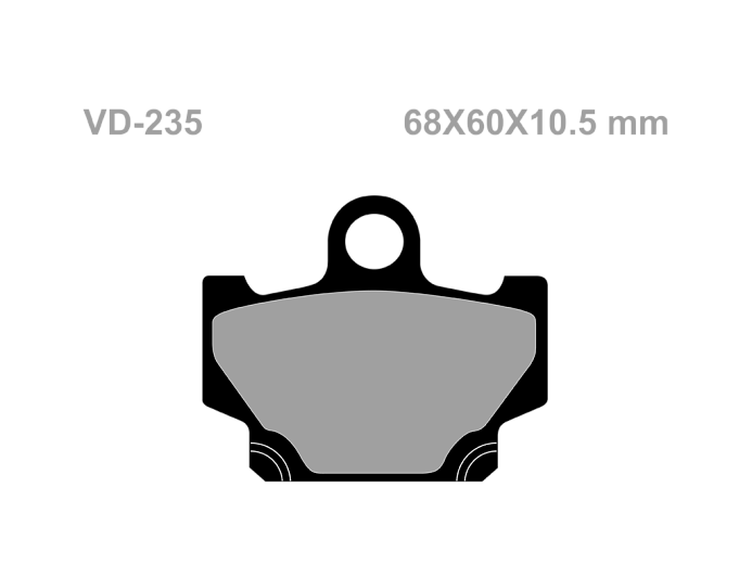 VESRAH Тормозные колодки VD 235
