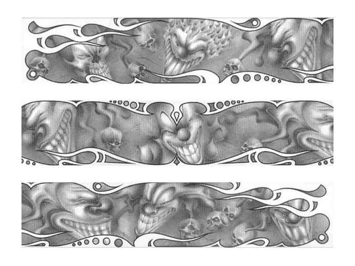 LETHAL THREAT Наклейка JESTER ROCKER PANEL LT&RT