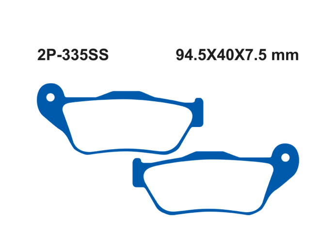 Тормозные колодки NISSIN 2P-335SS