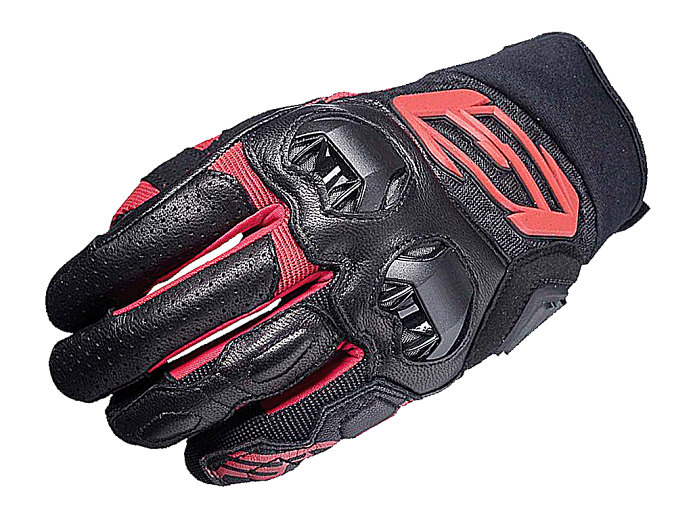Мотоперчатки FIVE SF3 черно/красные 9/M