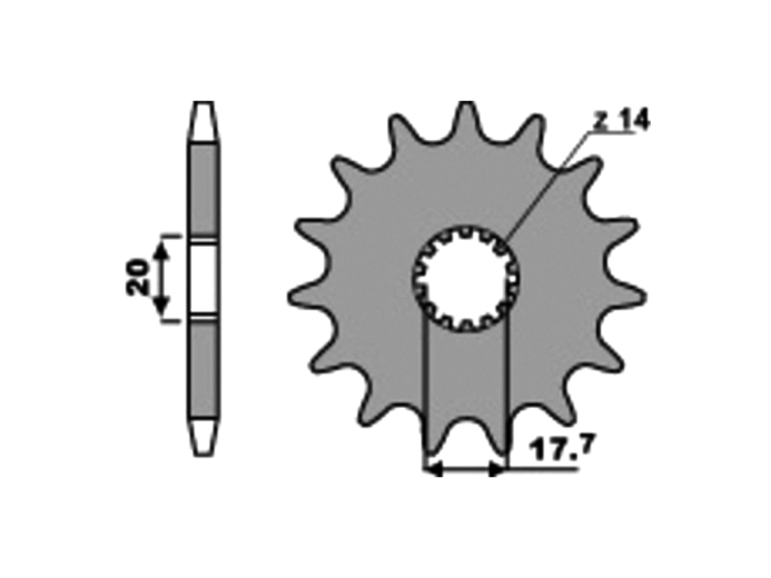 PBR Звезда передняя  440 C13
