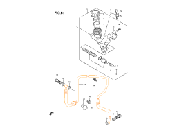 SUZUKI Шланг магистрали сцепления 59910-21H00