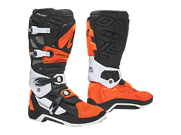 Кроссовые мотоботы FORMA PILOT BLACK/ORANGE/WHITE 44