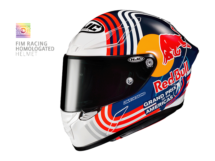 Мотошлем HJC RPHA1 RED BULL AUSTIN GP XL
