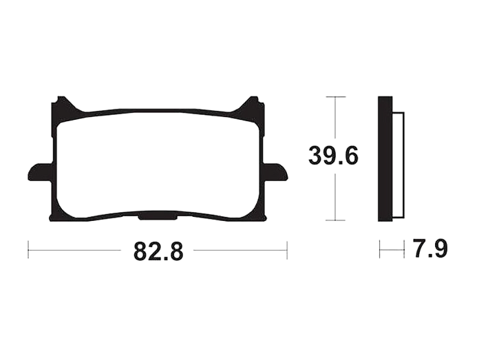 Тормозные колодки TECNIUM MF440 1022796