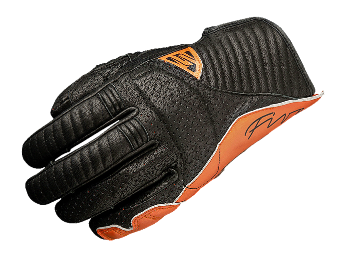 Мотопречатки FIVE ARIZONA черно/оранжевые 11/XL