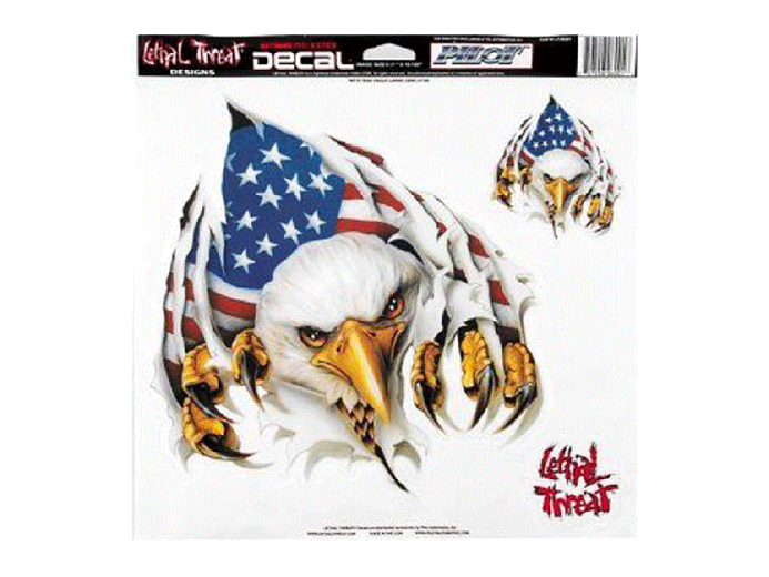 LETHAL THREAT Наклейка RIP N TEAR USA EAGLE SM