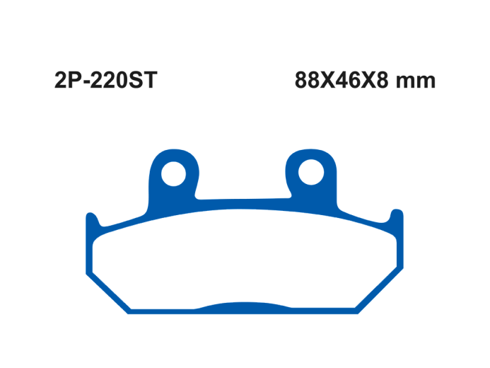 Тормозные колодки NISSIN 2P-220ST