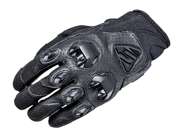 Мотоперчатки FIVE STUNT EVO LEATHER AIR черные 11/XL