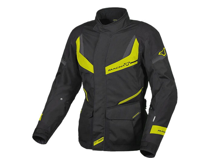 Мотокуртка MACNA RANCHER женская ткань черная/салатовая L