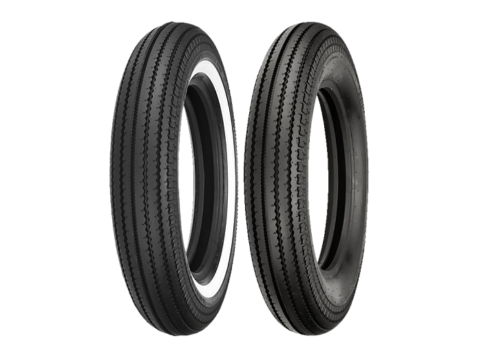 Моторезина SHINKO 4.00-18 64H E270 белая полоса TT