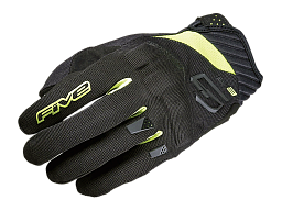 Мотоперчатки FIVE RS3 EVO black/fluo yellow 10/L