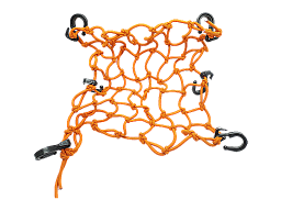 REXWEAR Багажная сетка оранж.пласт.крючки 40*40см