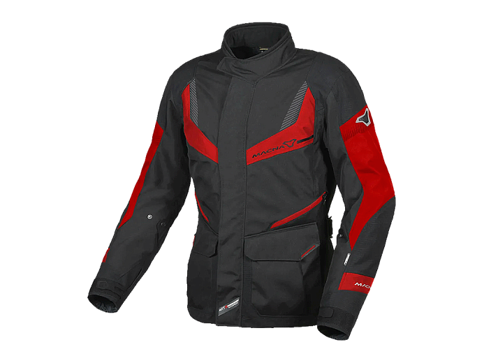 Мотокуртка MACNA RANCHER женская ткань красная/черная XS