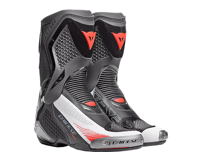 Мотоботы DAINESE TORQUE 4 AIR N32 BLACK/WHITE/RED-FLUO 38 купить в