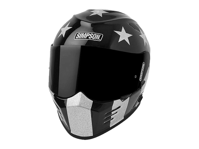 Мотошлем SIMPSON VENOM STINGRAE BLACK S