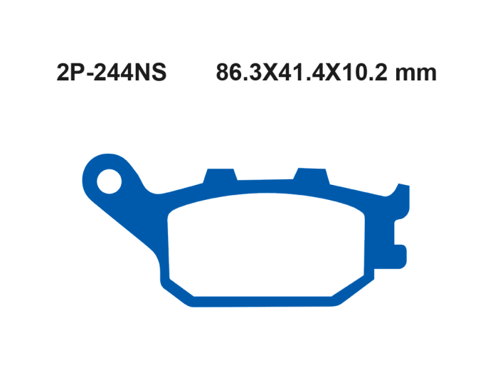 Тормозные колодки NISSIN 2P-244NS