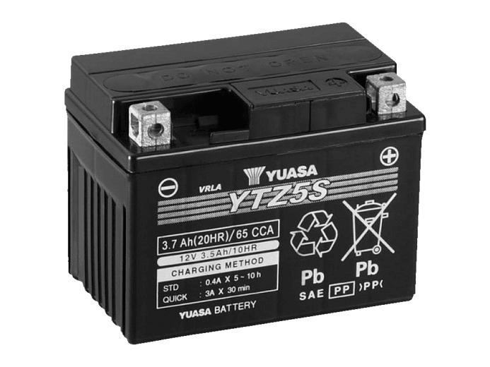 YUASA   Аккумулятор  YTZ5S с электролитом