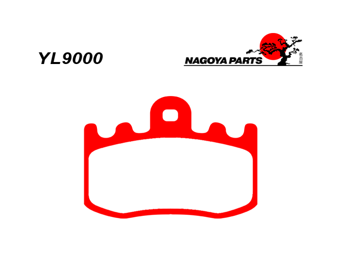 NAGOYA PARTS Тормозные колодки  YL9000