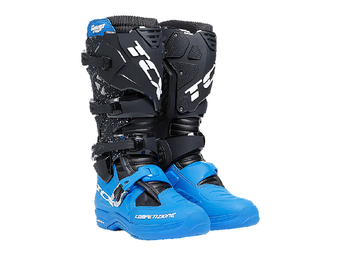 Кроссовые мотоботы TCX COMP EVO 2 MICHELIN 607 BLACK/BLUE 45