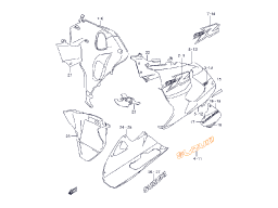 SUZUKI TL1000R Эмблема 68191-02FB0-1LF