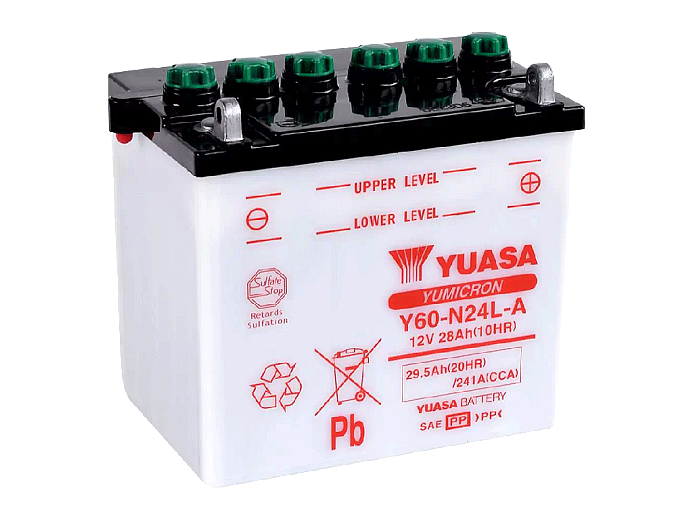 YUASA   Аккумулятор  Y60-N24L-A