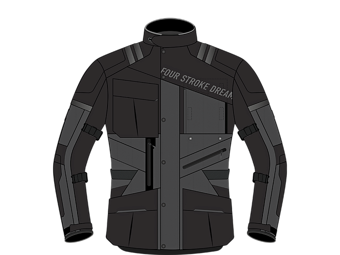 Мотокуртка ткань FSD BERLIN 2.0 black L