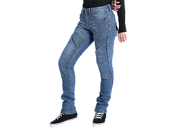 Мотоджинсы FSD COLLIN-RANDOM KEVLAR ткань женские голубые 32