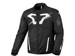 Мотокуртка MACNA TAZAR 2.0 ткань черно-белая L