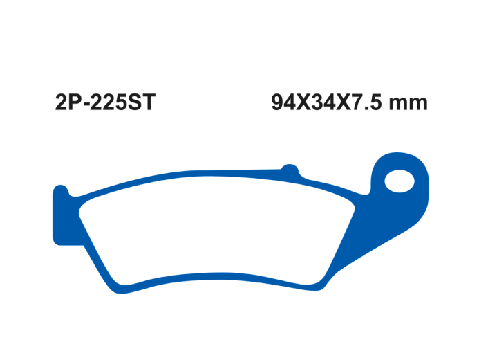Тормозные колодки NISSIN 2P-225ST-MX