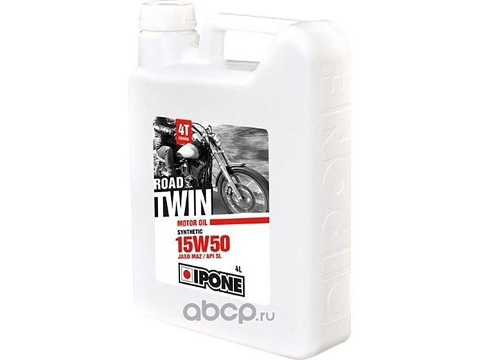 Масло IPONE 4T ROADTWIN 15W50 4L полусинтетическое (x6)