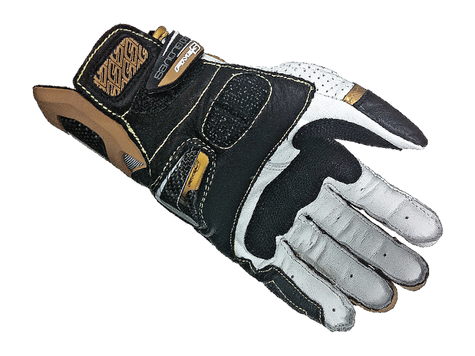 Мотоперчатки FIVE SF1 черно-золотые 8/S