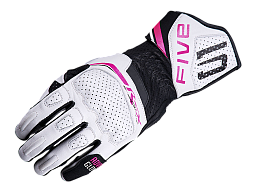 Мотоперчатки FIVE RFX SPORT EVO женские бело/розовые L