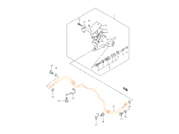 SUZUKI Шланг магистрали сцепления 59910-24F00-000