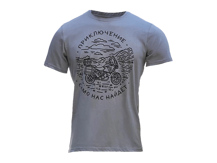 VolgaWear Футболка Приключения GS мужская серая M