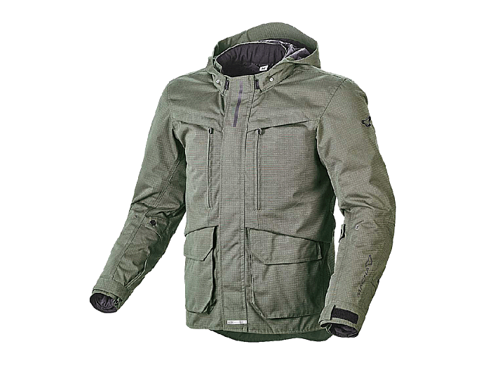 Мотокуртка MACNA RIVAL ткань зеленая S
