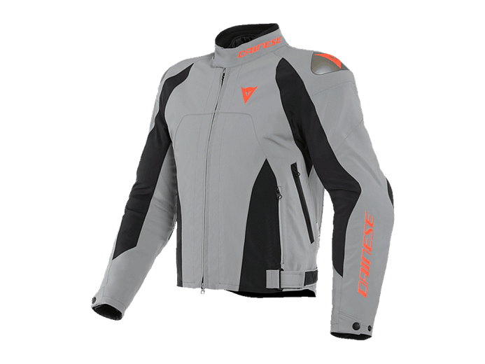 Мотокуртка ткань DAINESE INDOMITA D-DRY XT 98C FROST-GRAY/BLK-MATT/FLUO-RED 50