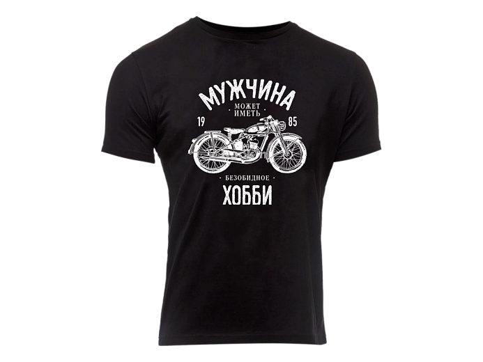 VolgaWear Футболка Хобби черная XL