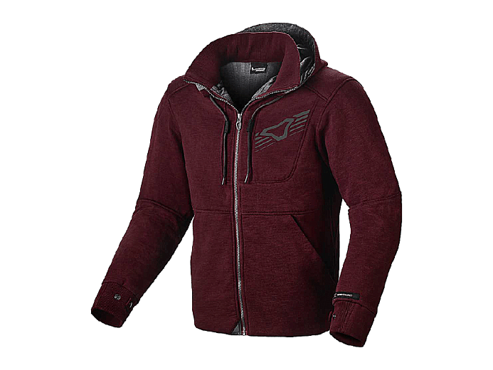 Толстовка MACNA DISTRICT бордовая XL