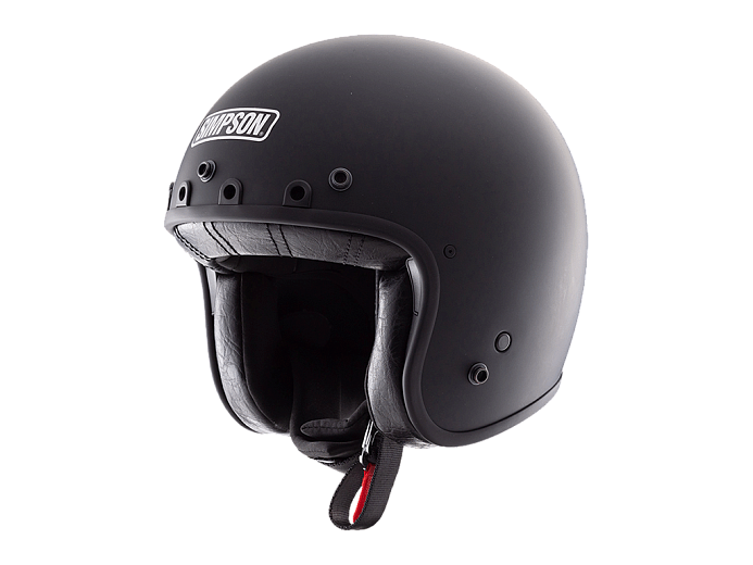 Мотошлем SIMPSON CHOPPER MATT BLACK S