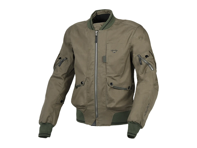 Мотокуртка MACNA BASTIC ткань зеленая S