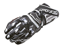 Мотоперчатки FIVE RFX1 черно-белые 10/L