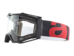 Очки кроссовые ARIETE 8K ARI 5-2 черно-красные