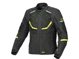 Мотокуртка MACNA TONDO ткань черно/салатовая L
