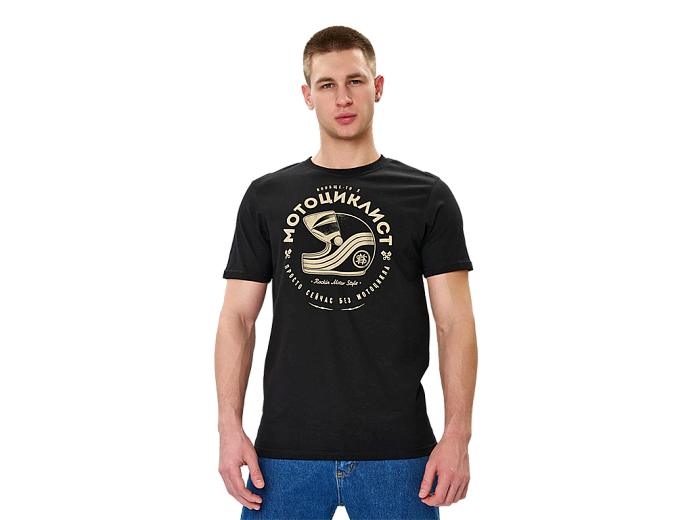 VolgaWear Футболка Я мотоциклист черная L