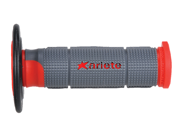 ARIETE Грипсы резиновые TRINITY gray-red-black