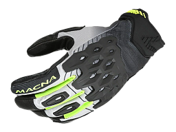 Мотоперчатки MACNA TANAMI черно/серо/салатовые L