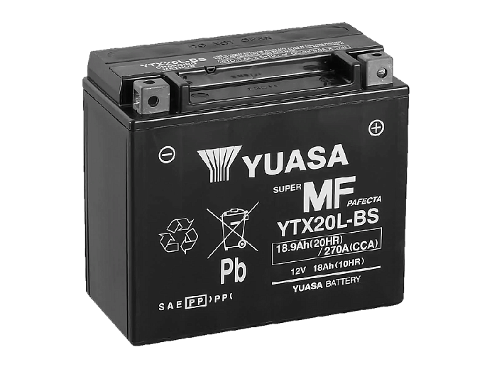 YUASA   Аккумулятор  YTX20L-BS с электролитом